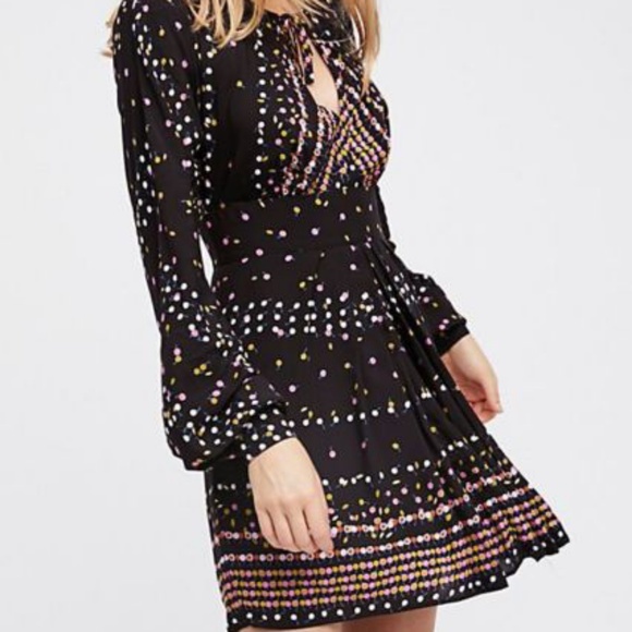 Free People Dresses & Skirts - NWT Free People Coryn Mini Black Dress SZ 10